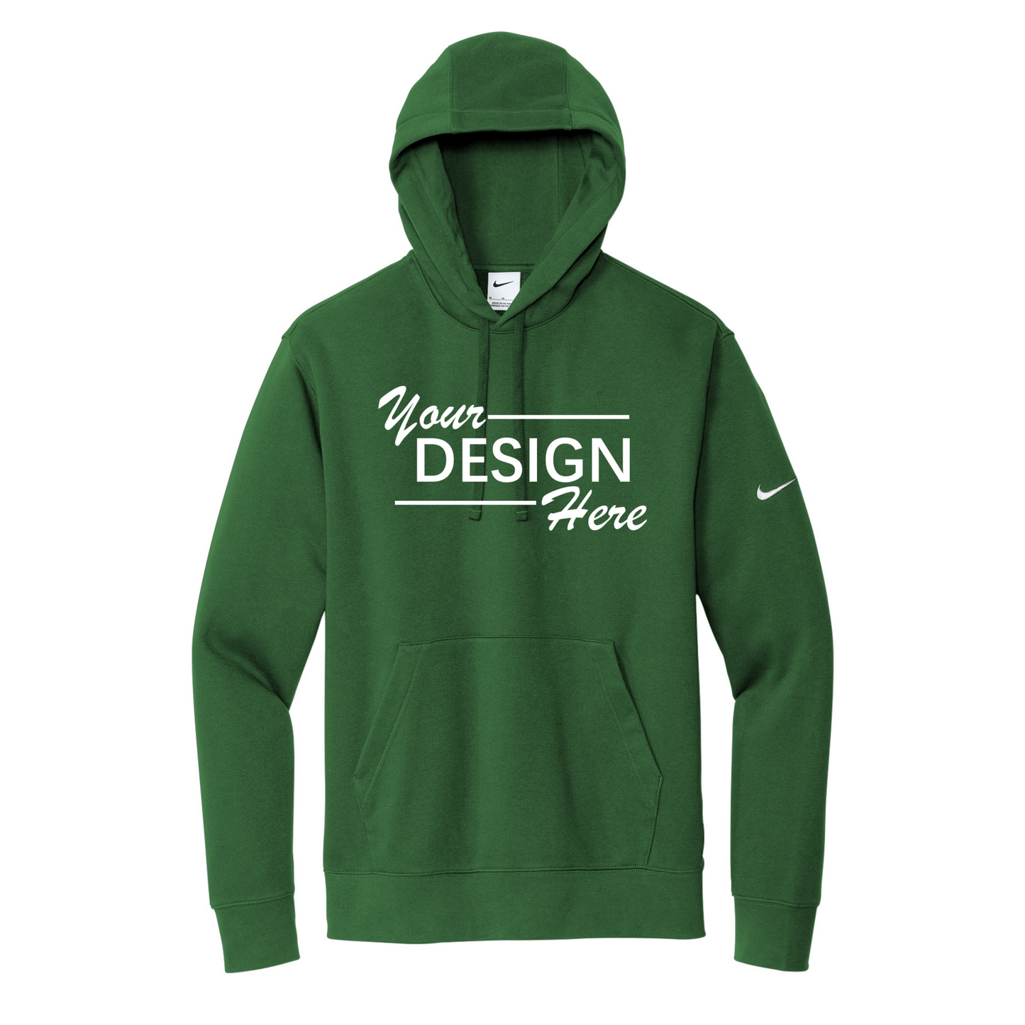 Nike Club Fleece Sleeve Swoosh Pullover Hoodie-NKDR1499