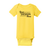 Rabbit Skins™ Infant Short Sleeve Baby Rib Bodysuit-RS4400