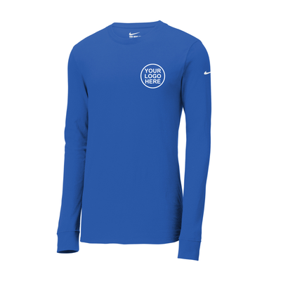 Nike Dri-FIT Cotton/Poly Long Sleeve Tee-NKBQ5230