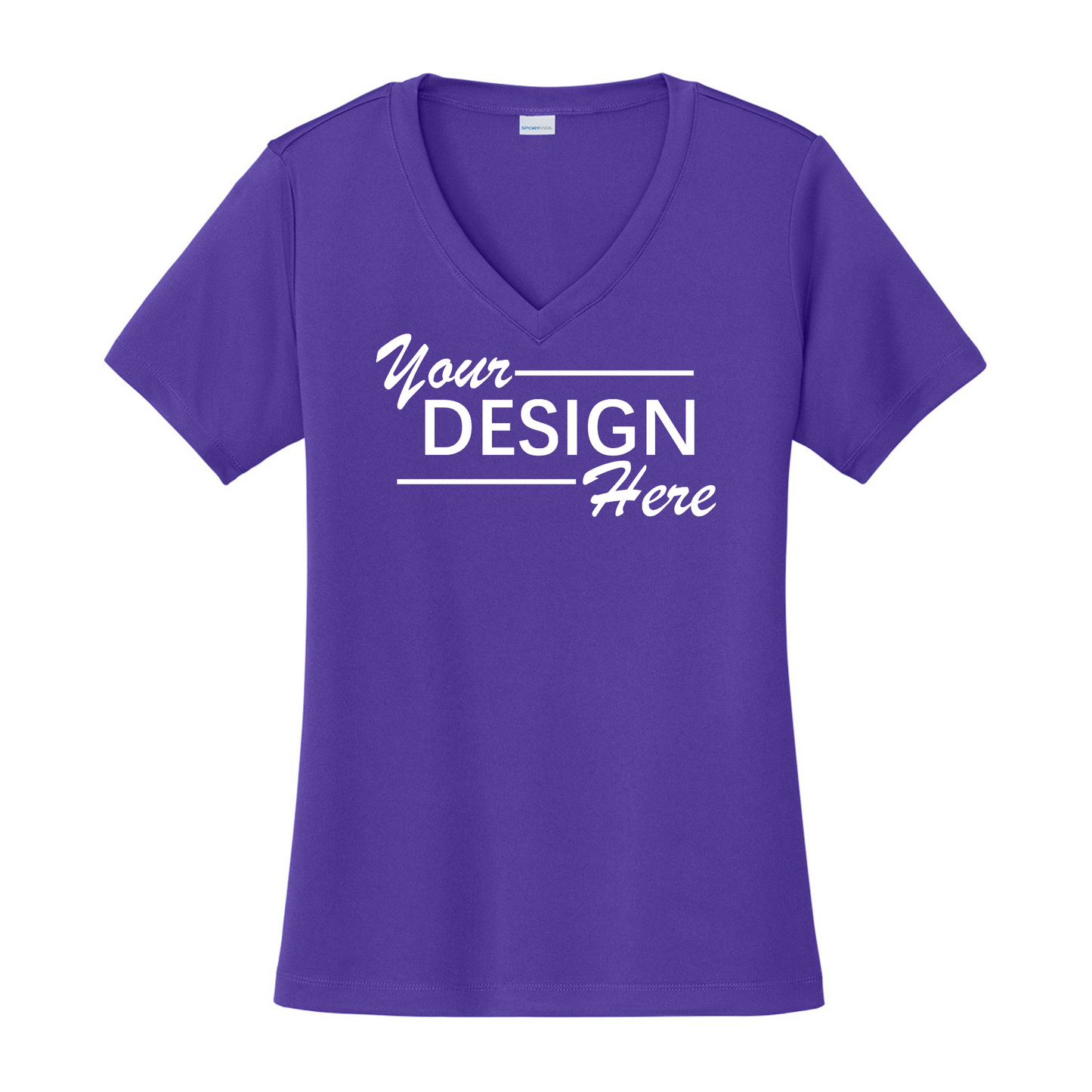 Sport-Tek® Ladies PosiCharge® Competitor™ V-Neck Tee-LST353