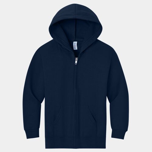 Youth NuBlend ® Full Zip Hooded Sweatshirt Thumbnail