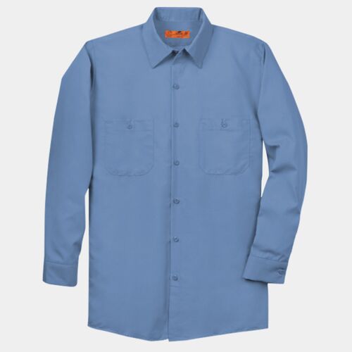 Long Size, Long Sleeve Industrial Work Shirt Thumbnail