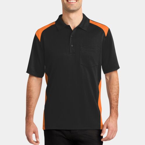 Select Snag Proof Two Way Colorblock Pocket Polo Thumbnail