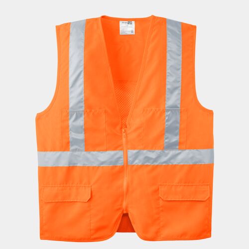 Ansi 107 Class 2 Mesh Back Safety Vest Thumbnail
