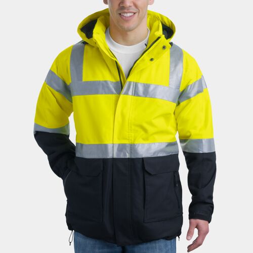 Ansi 107 Class 3 Safety Heavyweight Parka Thumbnail