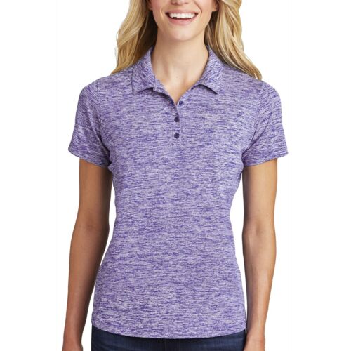 Women's PosiCharge ® Electric Heather Polo Thumbnail