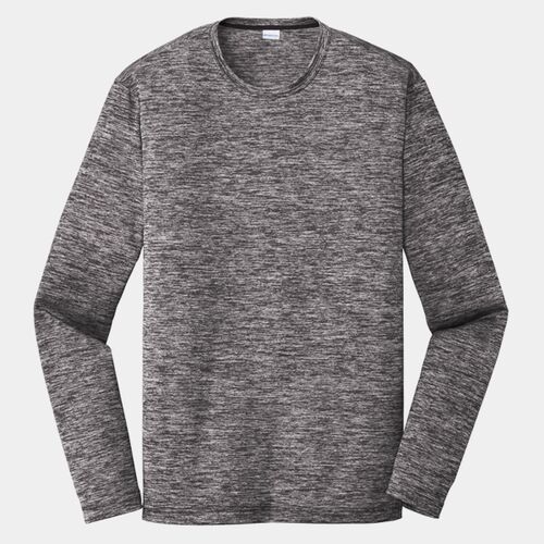 PosiCharge ® Long Sleeve Electric Heather Tee Thumbnail