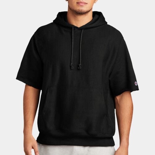 Reverse Weave ® Short Sleeve Hooded Sweatshirt Thumbnail