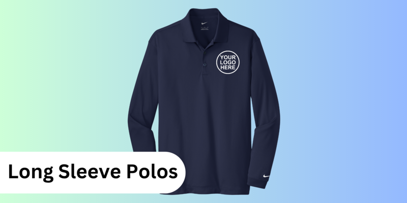 Custom Long Sleeve Polo Shirts for Businesses and Teams