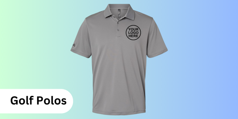 Custom Golf Polo Shirts with Personalized Logo Printing