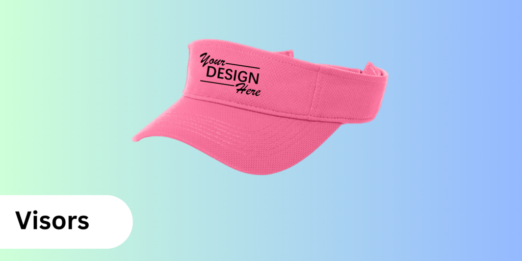 Custom Visors with Personalized Logo Design
