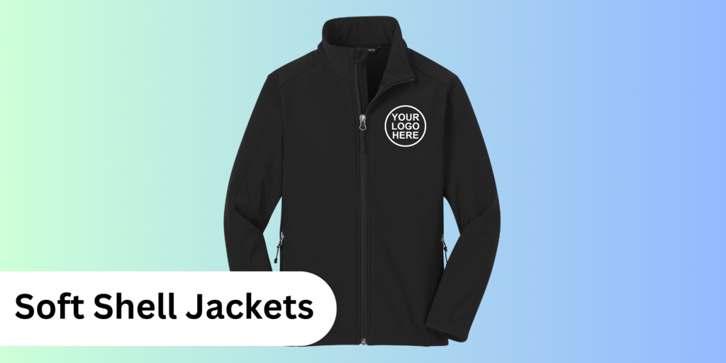 Custom Soft Shell Jackets with Logo Embroidery