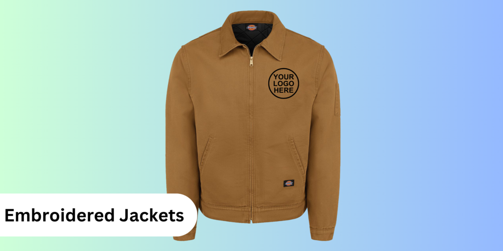 Custom embroidered jackets for businesses