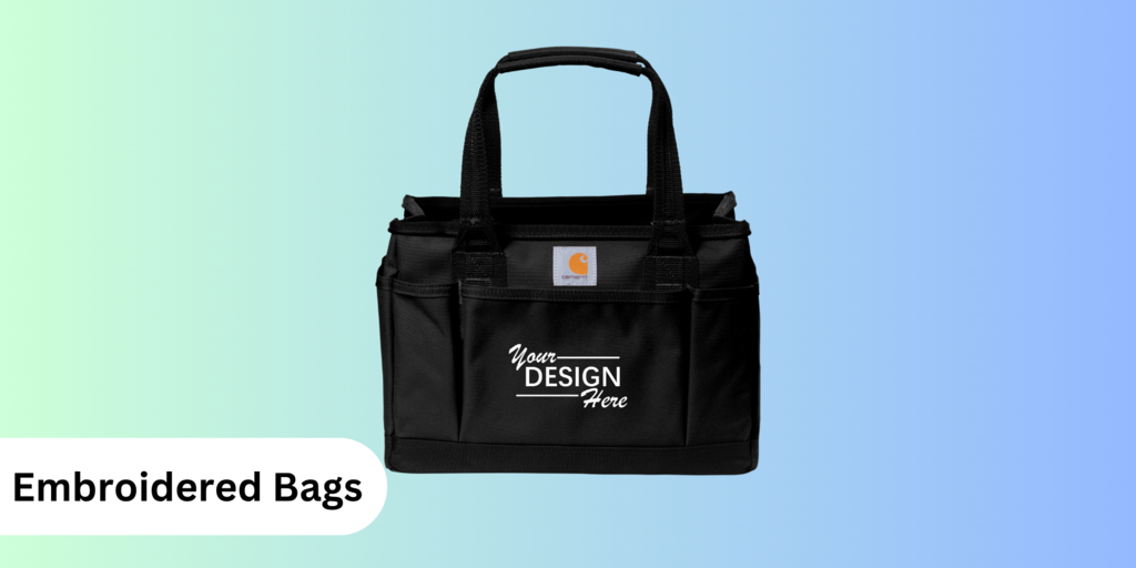 Custom embroidered bags and tote bags Long Island