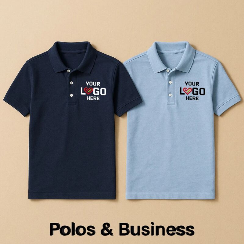Custom embroidered polos