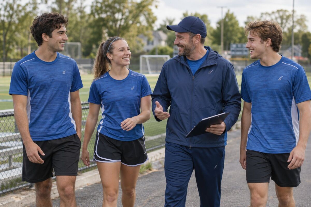Professional sports teams & clubs apparel in an industry-specific work setting