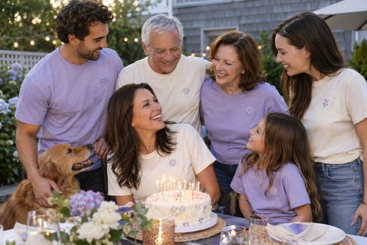 Professional birthdays & milestone celebrations apparel in an industry-specific work setting