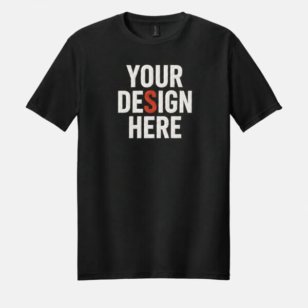 Gildan Softstyle T-Shirt 64000 — Your Design Here customization example