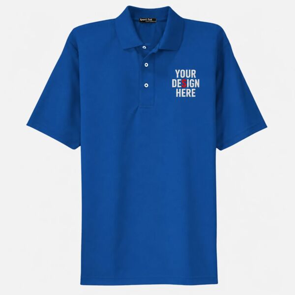 Sport-Tek Dri-Mesh Polo K469 — Your Design Here customization example