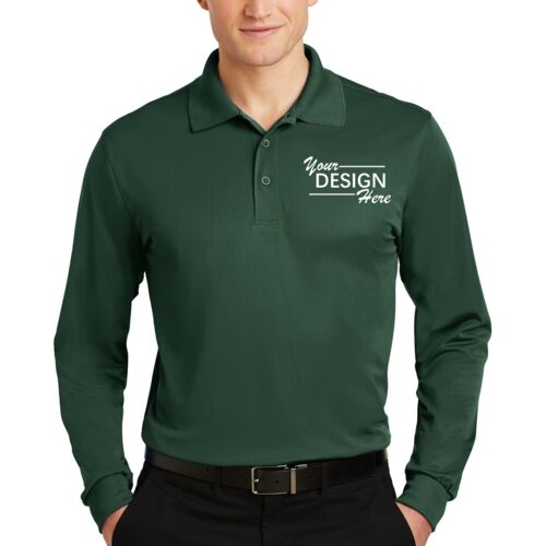 Long Sleeve Micropique Sport Wick ® Polo Thumbnail