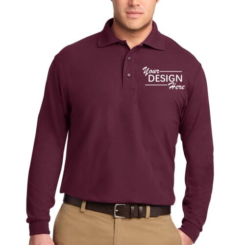 Silk Touch Long Sleeve Polo Thumbnail