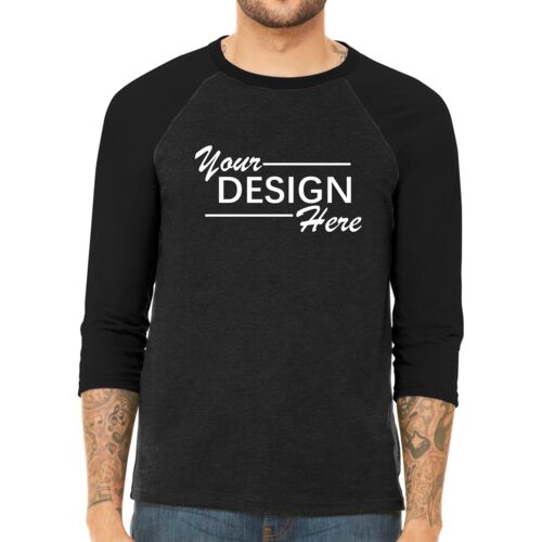 Unisex 3/4 Sleeve Baseball Tee Thumbnail