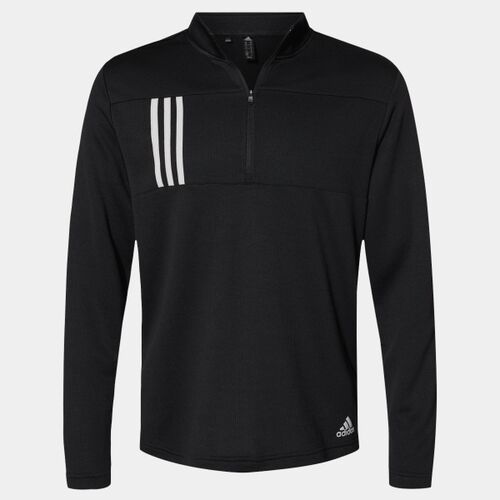 3-Stripes Double Knit Quarter-Zip Pullover Thumbnail