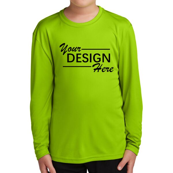 Youth Long Sleeve PosiCharge ® Competitor Tee Thumbnail