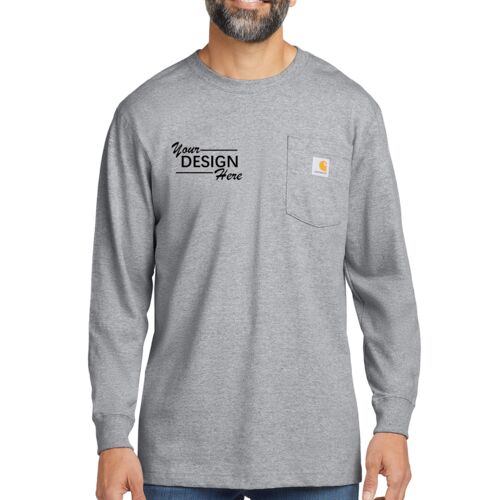 Workwear Pocket Long Sleeve T Shirt Thumbnail