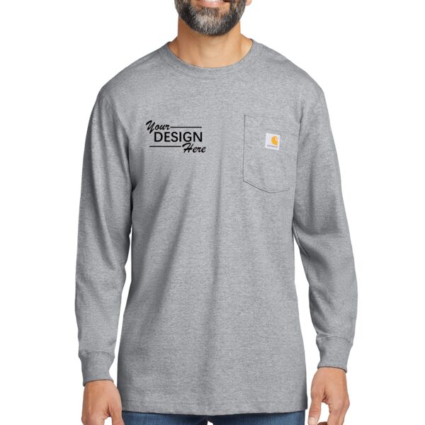 Workwear Pocket Long Sleeve T Shirt Thumbnail