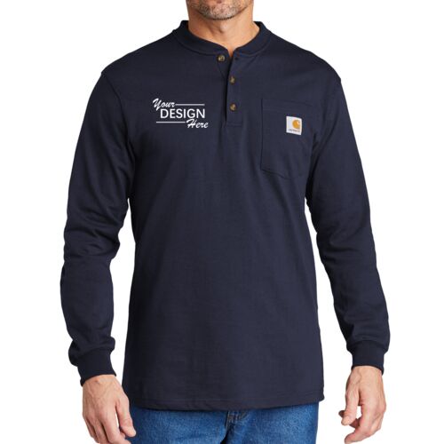 Long Sleeve Henley T Shirt Thumbnail