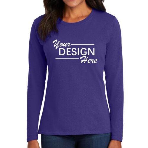 Women's Long Sleeve Core Cotton Tee Thumbnail