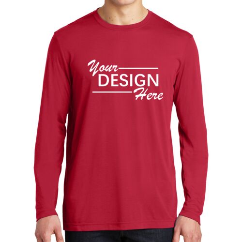 Long Sleeve PosiCharge ® Competitor Cotton Touch Tee Thumbnail