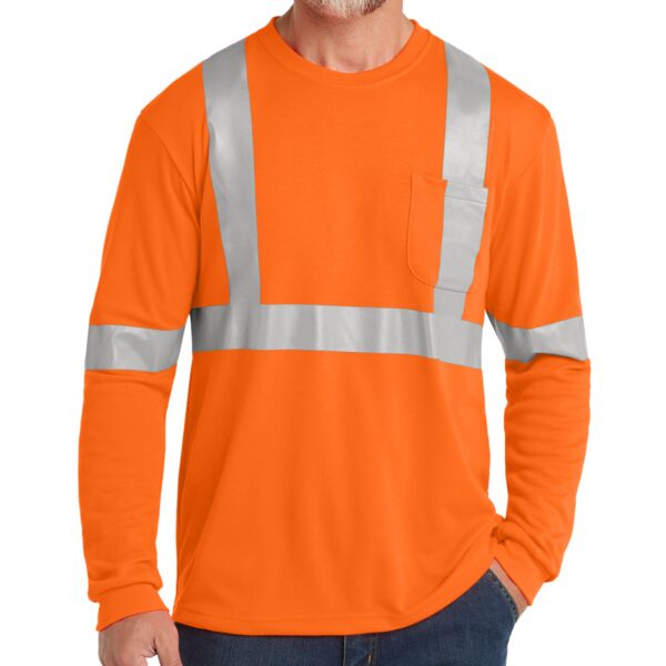 Ansi 107 Class 2 Long Sleeve Safety T Shirt Thumbnail