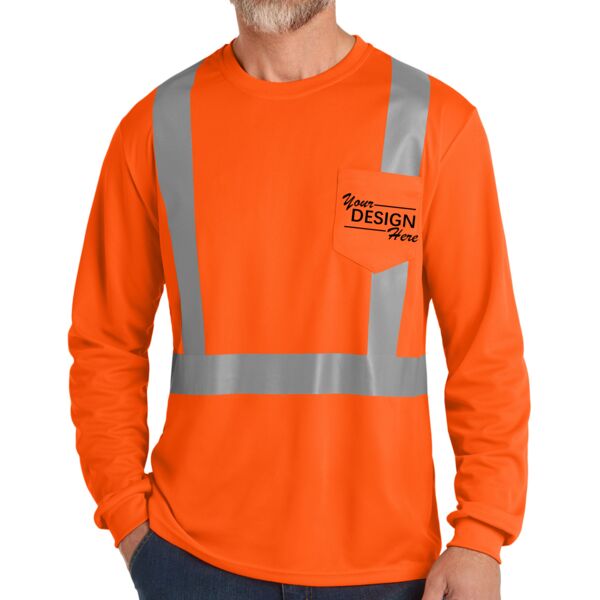 Ansi 107 Class 2 Mesh Long Sleeve Tee Thumbnail
