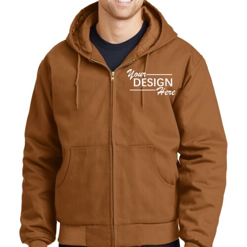 Duck Cloth Hooded Work Jacket Thumbnail