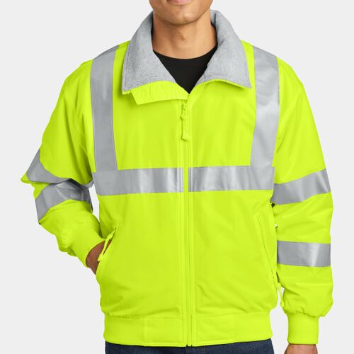 Enhanced Visibility Challenger Jacket with Reflective Taping Thumbnail