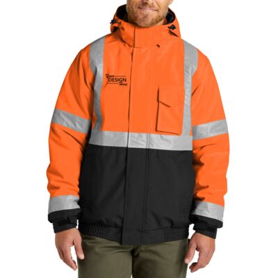 Ansi 107 Class 3 Economy Waterproof Insulated Bomber Jacket Thumbnail