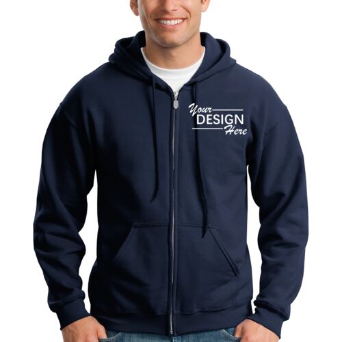 Heavy Blend Full Zip Hooded Sweatshirt Thumbnail