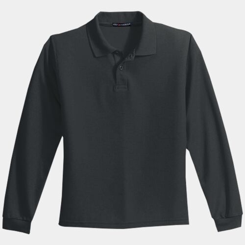 Youth Long Sleeve Silk Touch Polo Thumbnail