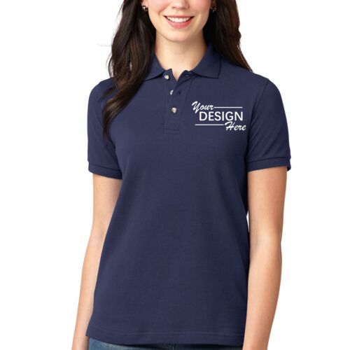 Women's Heavyweight Cotton Pique Polo Thumbnail