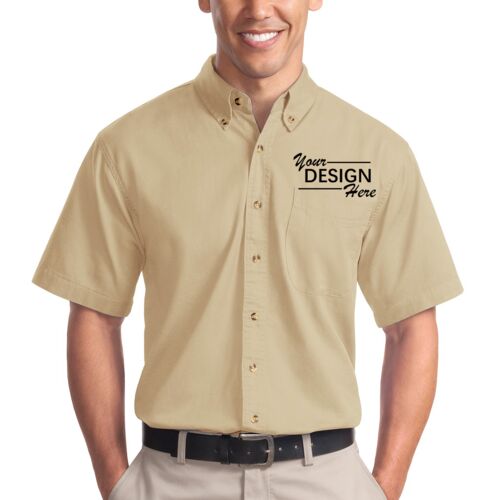 Short Sleeve Twill Shirt Thumbnail