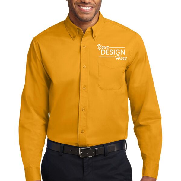 Extended Size Long Sleeve Easy Care Shirt Thumbnail