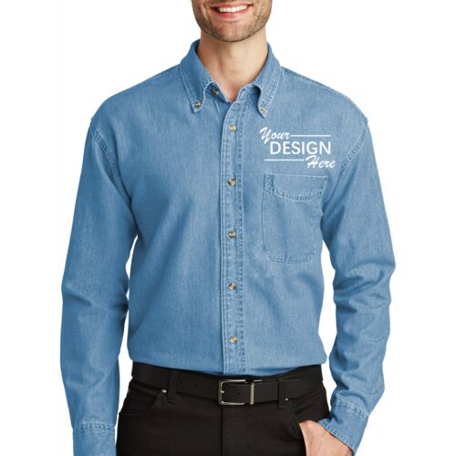 Long Sleeve Denim Shirt Thumbnail