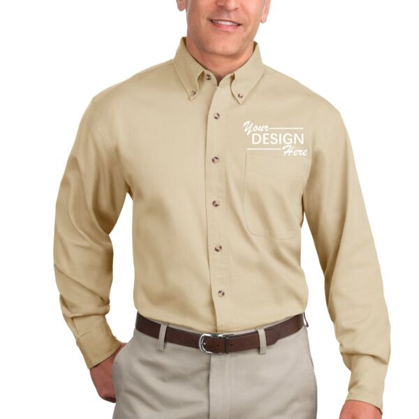 Tall Long Sleeve Twill Shirt Thumbnail