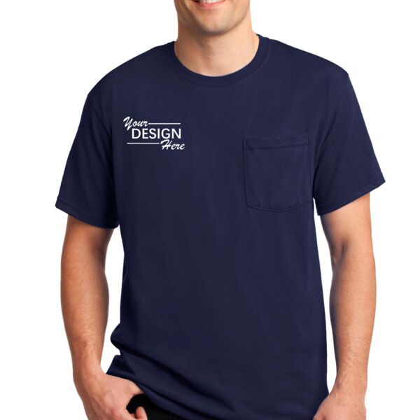 Dri Power ® 50/50 Cotton/Poly Pocket T Shirt Thumbnail
