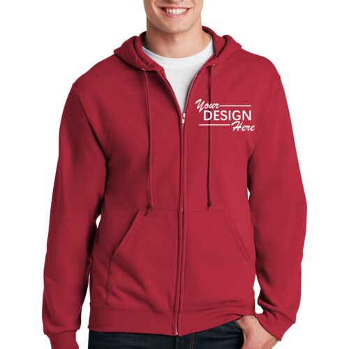NuBlend ® Full Zip Hooded Sweatshirt Thumbnail