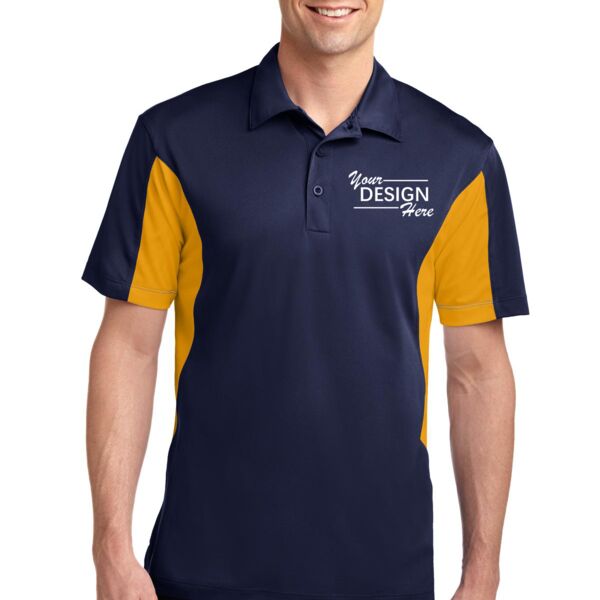 Side Blocked Micropique Sport Wick ® Polo Thumbnail