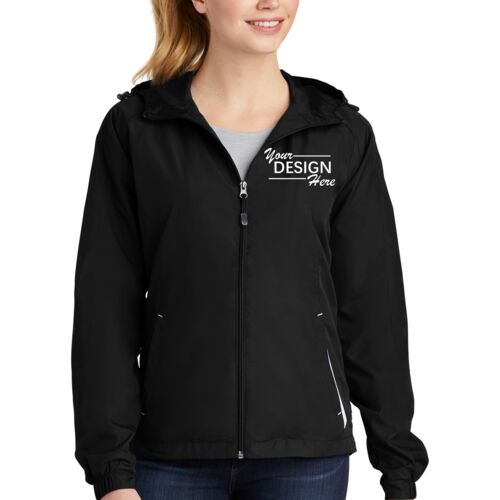 Women's Colorblock Hooded Raglan Jacket Thumbnail