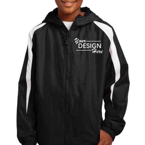 Youth Fleece Lined Colorblock Jacket Thumbnail